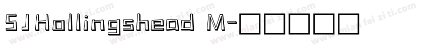 SJHollingshead M字体转换